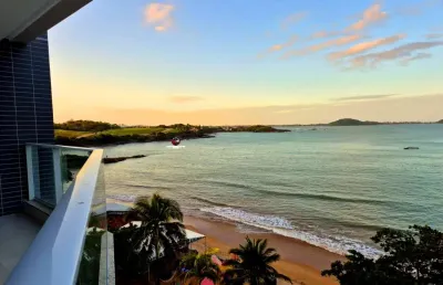 Apartamento á venda em guarapari no brise residence  de frente para o mar com área de lazer completa , prédio novo com 2 torres e 4 elevadores