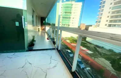Apartamento á venda na praia do morro em guarapari es no residencial céu localizado no primeiro andar com área externa privativa e mobiliado
