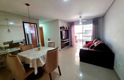 Apartamento á venda na praia do morro em guarapari es na quadra do mar mobiliado sol da manhã e com linda vista para o mar e montanhas, 2 vagas de gar