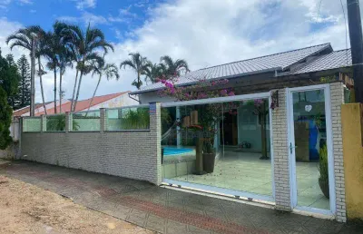 Casa com 8 dormitórios à venda por r$ 1.200.000,00 - praia do sonho (ens brito) - palhoça/sc