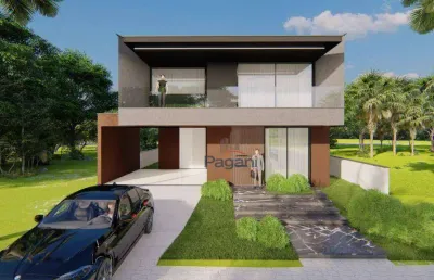 Casa com 3 dormitórios à venda, 266 m² por r$ 2.800.000,00 - cidade universitária pedra branca - palhoça/sc