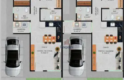Casa com 2 dormitórios à venda, 80 m² por r$ 405.990,00 - forquilhas - são josé/sc