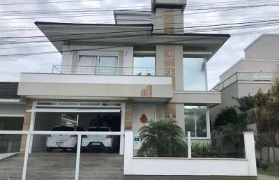 Casa com 3 dormitórios à venda, 257 m² por r$ 2.100.000,00 - cidade universitária pedra branca - palhoça/sc