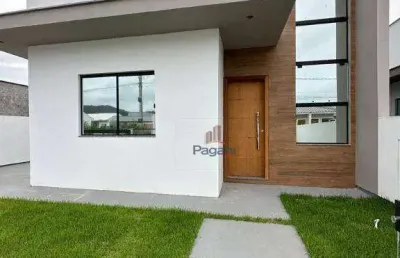 Casa com 3 dormitórios à venda, 74 m² por r$ 590.000,00 - vale verde - palhoça/sc