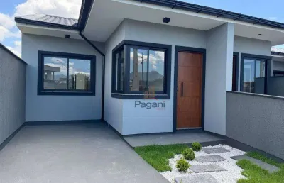 Casa com 2 dormitórios à venda, 50 m² por r$ 330.000,00 - bela vista - palhoça/sc