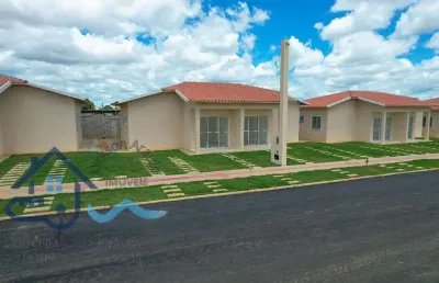 Casa em condomínio para venda em vitória da conquista, são pedro/ campinhos, 2 dormitórios, 1 banheiro, 1 vaga