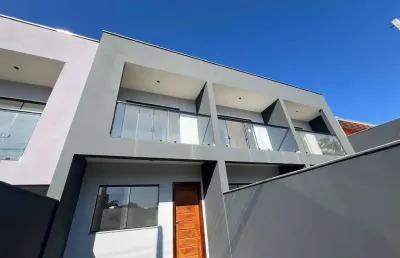 Aconchegante casa geminada no boehmerwald, joinville, sc