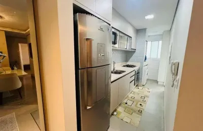 Apartamento semi mobiliado com 2 quartos à venda em anita garibaldi, joinville - sc