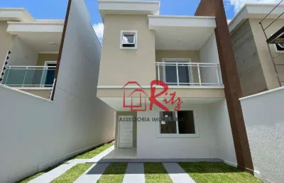 Casa com 4 dormitórios à venda, 127 m² por r$ 506.000,00 - centro - eusébio/ce