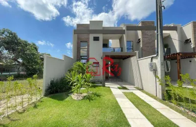 Casa com 4 dormitórios à venda, 128 m² por r$ 499.000,00 - porto das dunas - aquiraz/ce