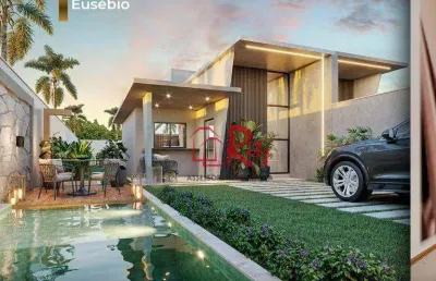 Casa com 3 dormitórios à venda, 93 m² por r$ 349.000,00 - encantada - eusébio/ce