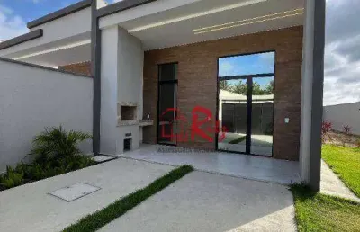Casa com 3 dormitórios à venda, 97 m² por r$ 465.000,00 - coaçu - eusébio/ce
