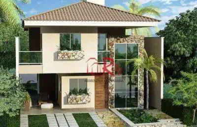 Casa com 3 dormitórios à venda, 172 m² por r$ 1.040.000,00 - lagoa redonda - fortaleza/ce