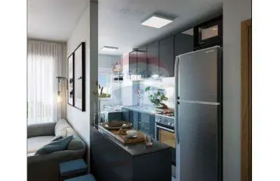 Apartamento 2 dormitórios, sendo 1 suíte; com vaga coberta
