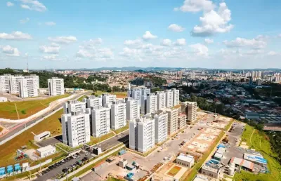 Aluga apartamento em jundiaái. com 54m² no condominio panorama - r$2.685,00