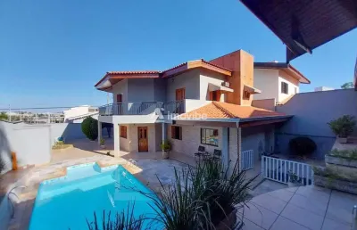 Casa para locação - 3 quartos, 1 suíte, 4 banheiros, área de lazer com piscina - bairro nobre em americana/sp.