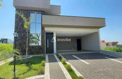 Casa térrea novíssima à venda com 03 dormitórios, no condomínio recanto das águas em nova odessa/sp.