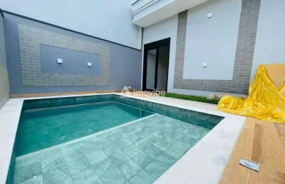 Casa a venda com 300m² de terreno e 180m² de construção com 03 dormitórios sendo uma suíte com closet no cond. engenho velho em nova odessa sp
