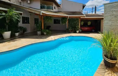 Linda residência com piscina e 03 dormitórios sendo 01 suíte em americana/sp.