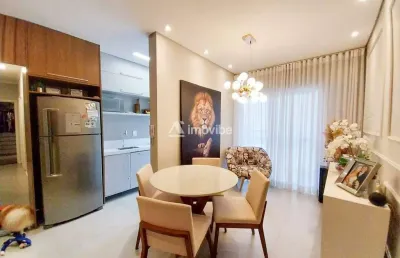 Apartamento com 03 dormitórios e 01 vaga coberta, vila unitá, bairro santa cruz em americana/sp.