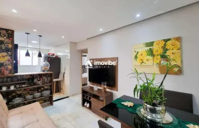 Apartamento com 2 dormitórios todo mobiliado no residencial alabama em americana-sp