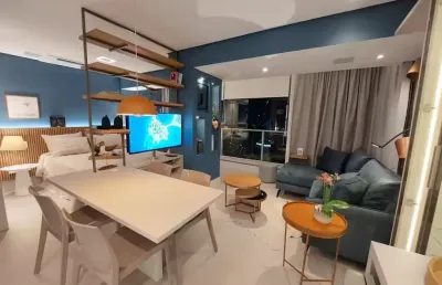 Studio mobiliado para locação no butantã - vista para o jockey club