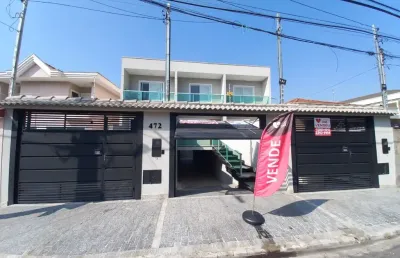 Sobrado novo 240 m2  com 3 quartos (suítes) 5 vagas e quintal com churraqueira - são paulo - sp