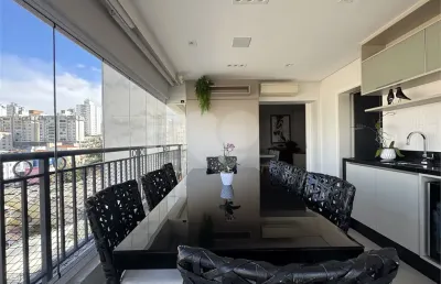 Apartamento santana 146 m² 3 dormitórios 2 suítes 4 vagas 4 banheiros área gourmet repleto armários