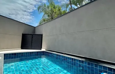 Excelente sobrado novo com piscina no jardim são paulo, 3 suítes, 3 vagas