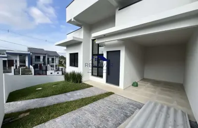 Casa de esquina em são josé com 3 dormitórios, suíte, sacadas e área gourmet