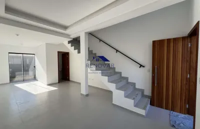 Sobrado elegante no real parque – são josé/sc – 92m² de conforto e estilo