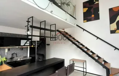 Loft mobiliado em são mateus – andar alto com vista livre