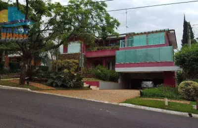 Casa com 5 dormitórios à venda, 700 m² por r$ 4.500.000,00 - residencial parque rio das pedras - campinas/sp