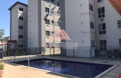Apartamento com 2 quartos - no condomínio residencial santiago l - santa cruz/rj
