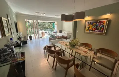 Apartamento de 102m2, com 2/4, suíte,home office, alphaville 1