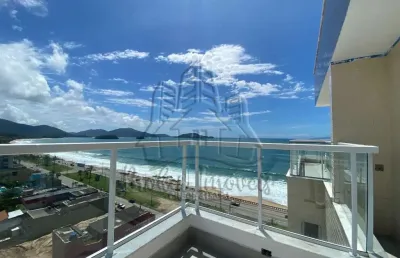 Cobertura com vista espetacular para oceano atlântico edifício mar a vista - praia do massaguaçu caraguatatuba- sp cobertura sol