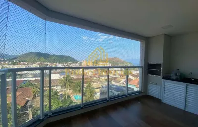 Apartamento para aluguel no sumaré caraguatatuba/sp |com vista mar, à 200 metros da praia!