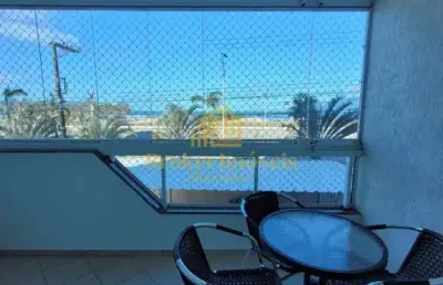 Apartamento para locação definitiva mobiliado 3 dormitórios | bairro aruan caraguatatuba