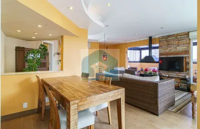 Cobertura vila santa catarina, 3 dormitorios, 2 suites,4 vagas , 231m²