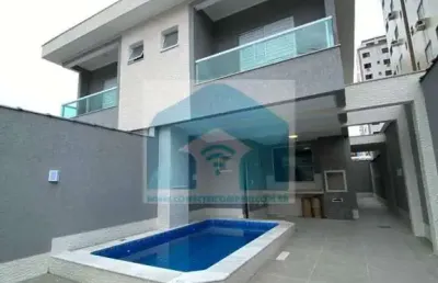 Casa em condomínio fechado com 3 quartos à venda na Rua Bororós, 200, Tupi, Praia Grande