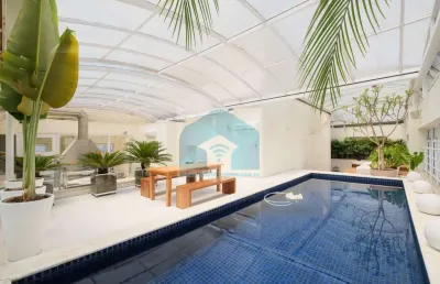 Cobertura vila nova conceição, 4 suites ,8 vagas, 649,3m². com piscina e espaço gourmet .