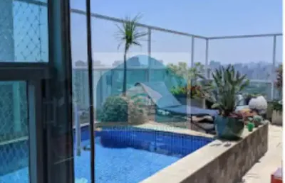 Cobertura brooklin , 4 suites, 5 vagas, 300 m², com piscina .