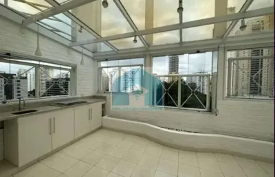Cobertura brooklin com 3 suítes 3 vaga com espaço gourmet 175m.