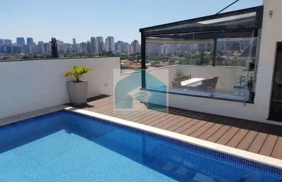 Cobertura duplex à venda no brooklin, 287m², 3 dormitórios, 1 suíte, 3 vagas.