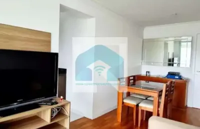Venda e locação na castilho com um dormitório- 45mts mobiliado