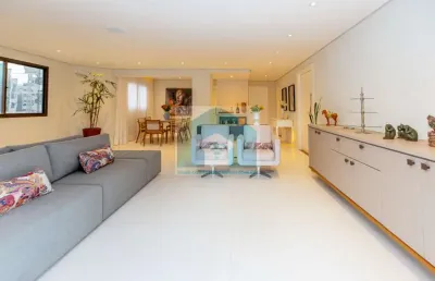 Apartamento itaim bibi com 3 suítes e 5 banheiros à venda, 198 m²