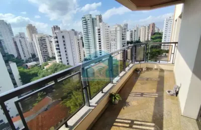 Apartamento moema , 193m², 4 dormitórios ,3 suítes ,  4 vagas .