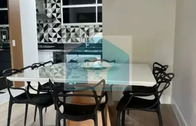 Lindo apartamento mobiliado para locação no brooklin ? 2 dorms + sala ampliada