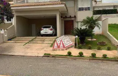 Sobrado com 3 dormitórios à venda, 257 m² por r$ 1.980.000,00 - condomínio residencial aldeia da mata - votorantim/sp