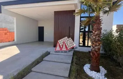 Casa novinha, pronta para morar, com 3 dormitórios à venda, 148 m² por r$ 1.100.000 - condomínio villagio wanel - sorocaba/sp